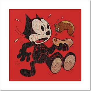 FELIX THE CAT HOT DOG Posters and Art